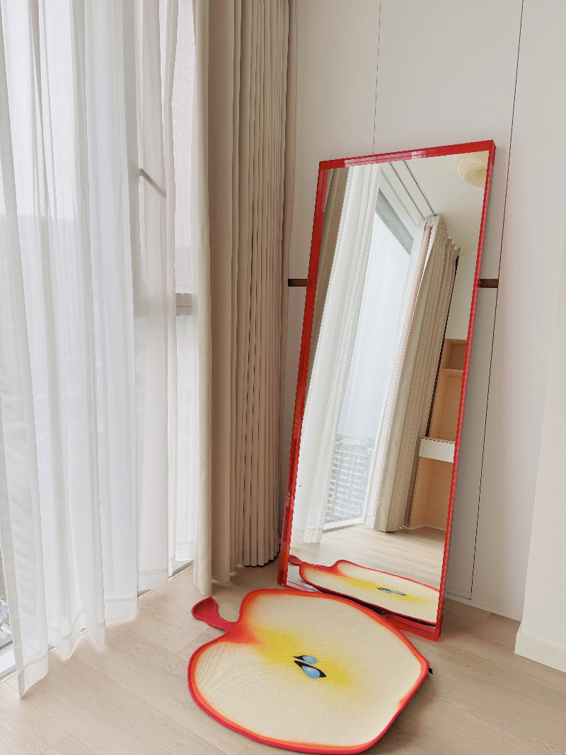 Funny Apple Floor Mat, Amazing Room Decoration For Christmas