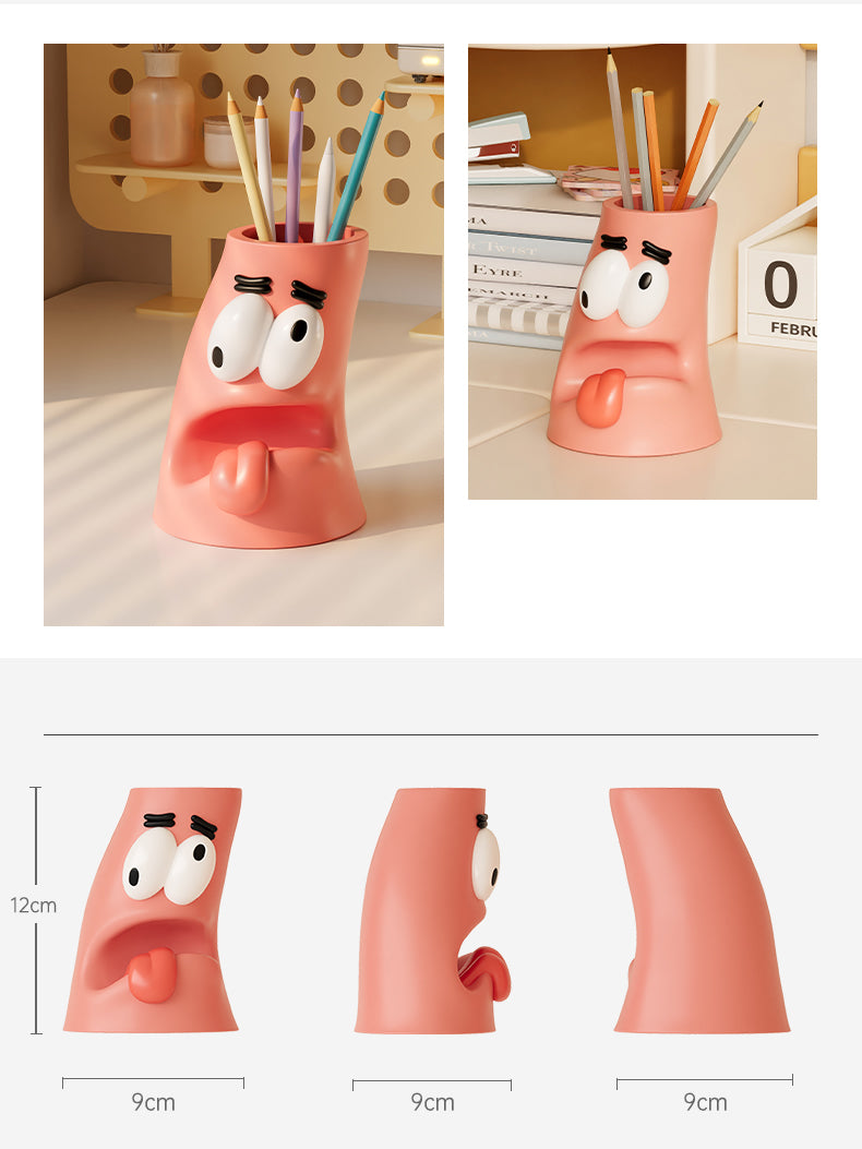 Funny Big-Eyed Monster Pencil Holder - Cute Desk Organizer for Home & Office