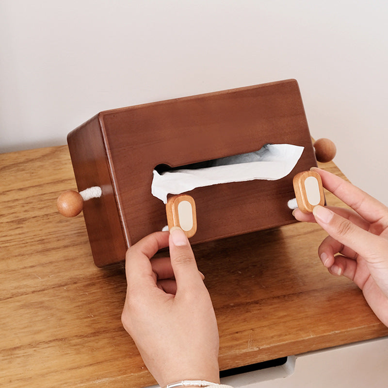 Funny Big Mouth Wooden Tissue Box Cover - Quirky Home Decor