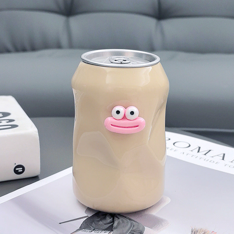 Funny Cans Cartoon Smiley Face Ashtray, Alternative Decoration