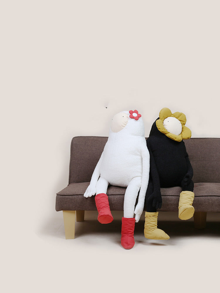 Funny Flower Humanoid Plush Toys, Pillows, Creative Holiday Gifts