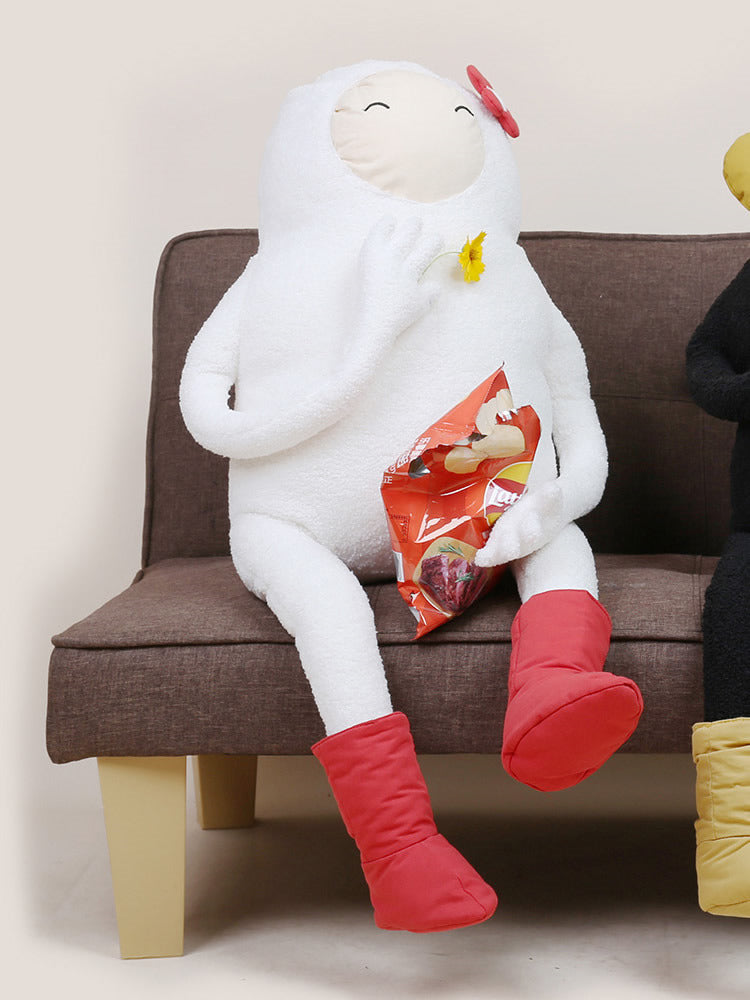 Funny Flower Humanoid Plush Toys, Pillows, Creative Holiday Gifts