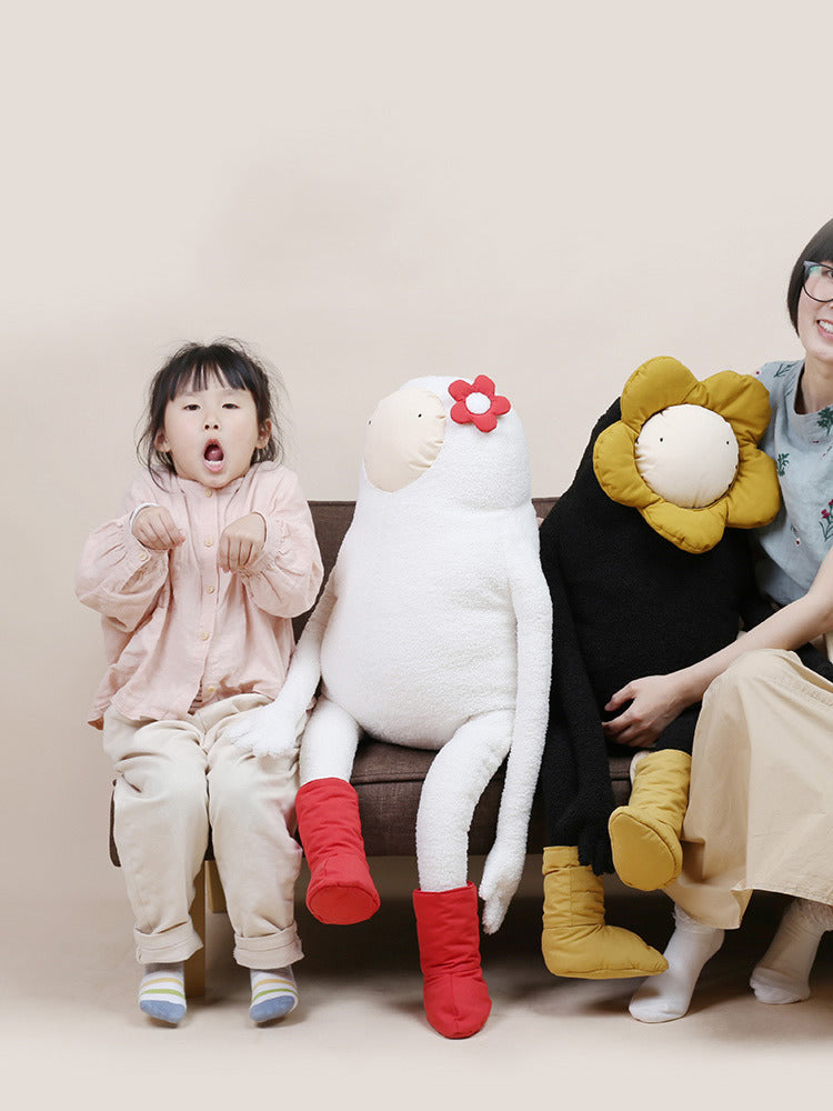 Funny Flower Humanoid Plush Toys, Pillows, Creative Holiday Gifts