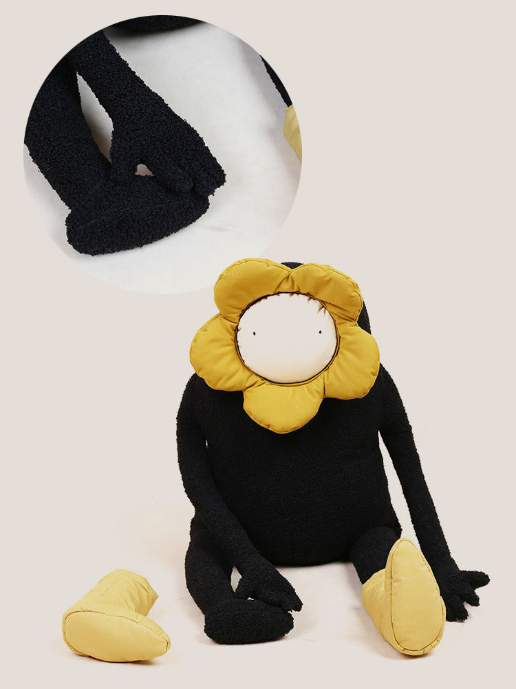 Funny Flower Humanoid Plush Toys, Pillows, Creative Holiday Gifts