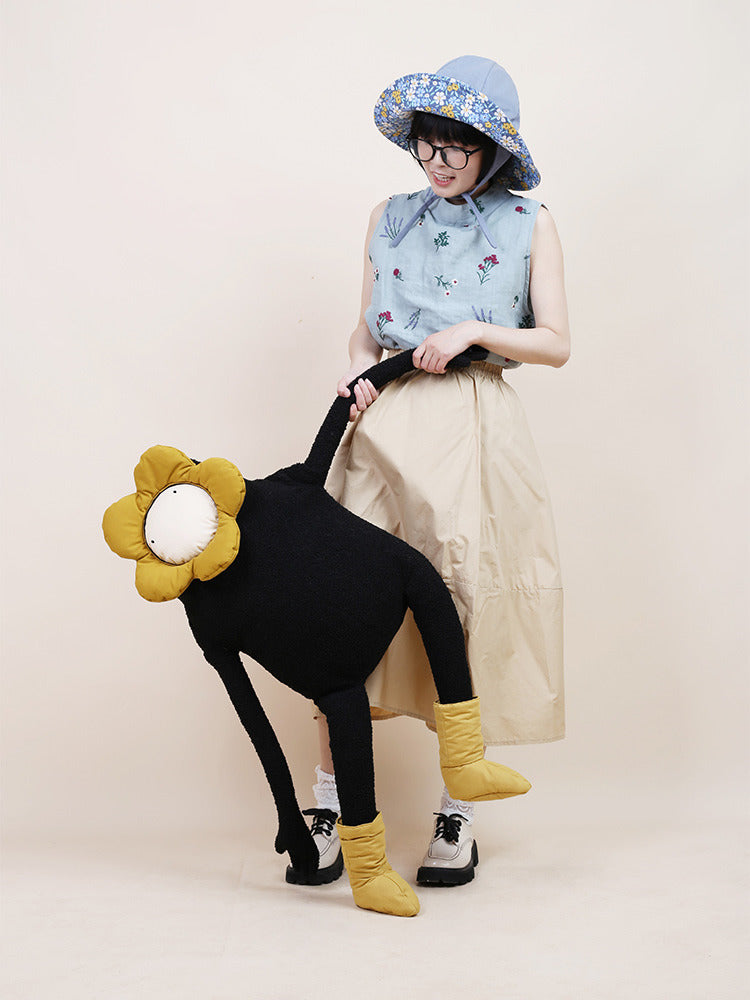 Funny Flower Humanoid Plush Toys, Pillows, Creative Holiday Gifts