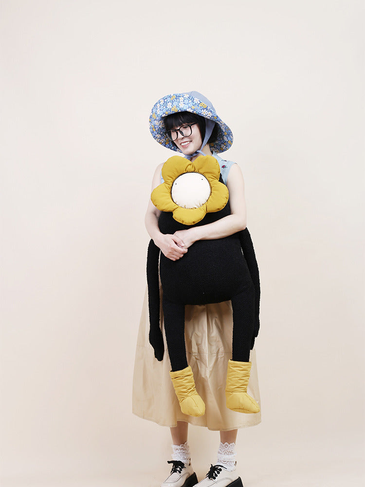 Funny Flower Humanoid Plush Toys, Pillows, Creative Holiday Gifts