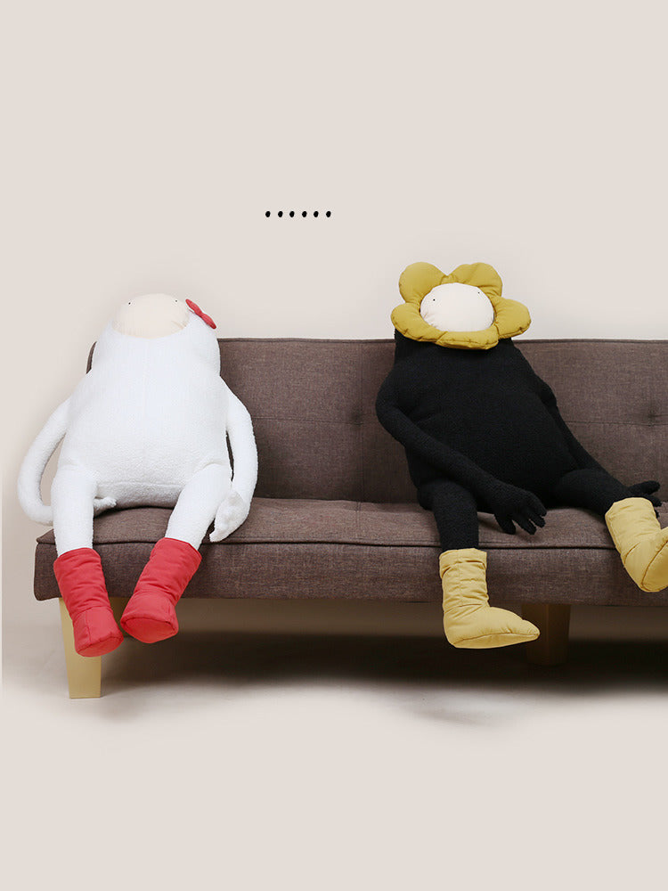 Funny Flower Humanoid Plush Toys, Pillows, Creative Holiday Gifts