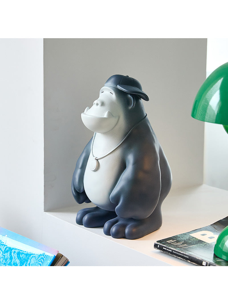 Hip-Hop Gorilla Sculpture - Cool Urban Art Decor,Home Office Ornaments