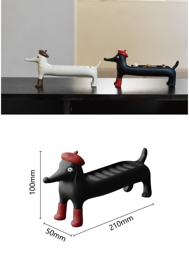 Interesting Pet Dog Jewelry Storage Box, Desktop Decoration Ornaments
