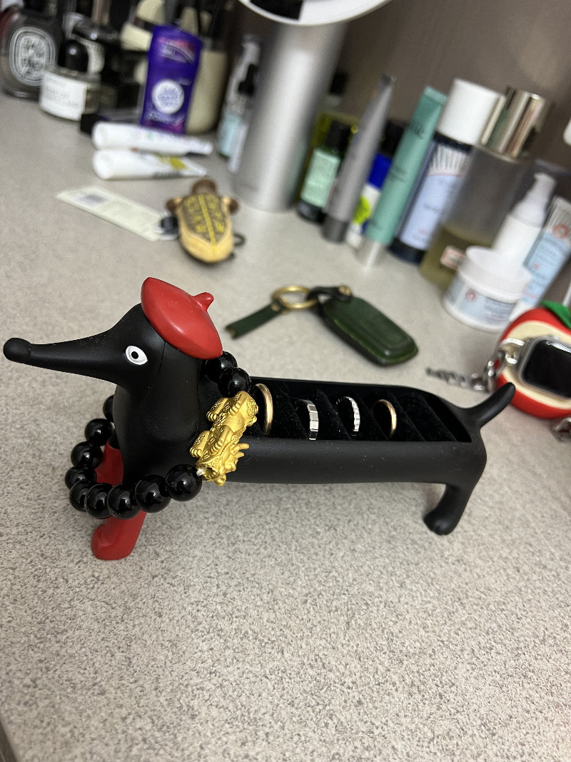 Interesting Pet Dog Jewelry Storage Box, Desktop Decoration Ornaments