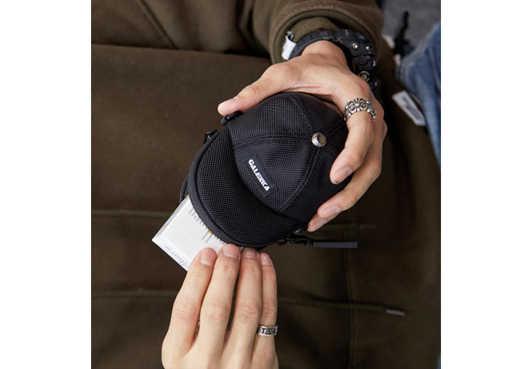 Mini Canvas Baseball Cap Pouch - Versatile Keychain Wallet For Coins & Essentials