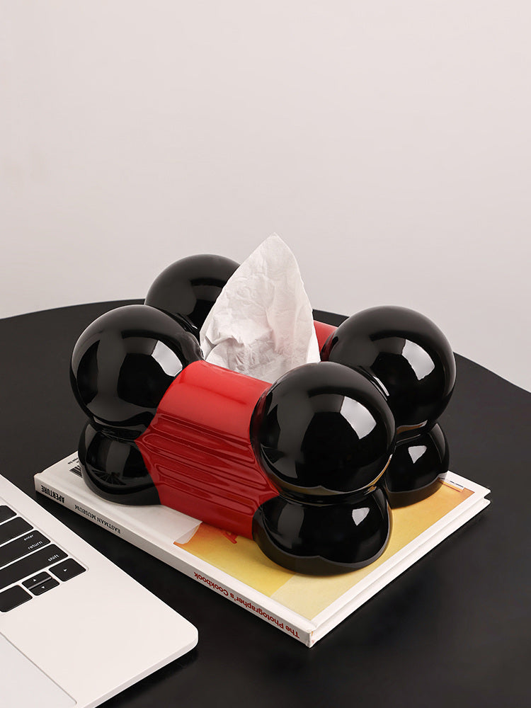 Modern Art Ceramic Tissue Box,Living Room Office Decoration