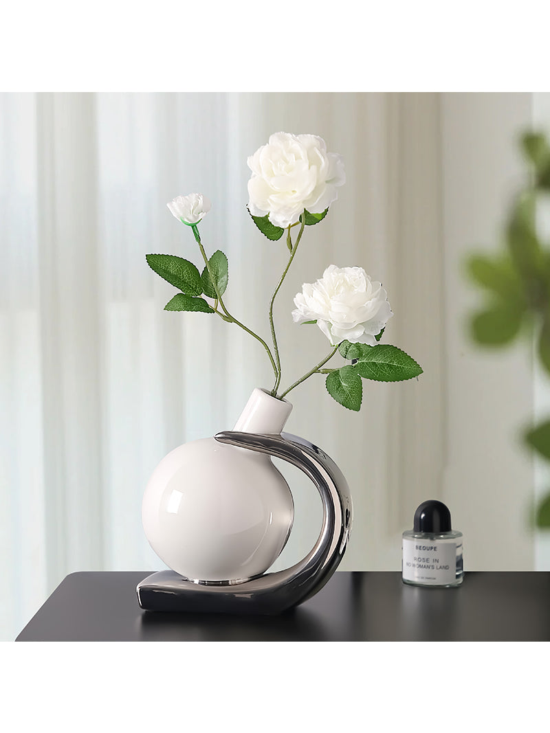 Modern art ceramic vase, home decoration ideas