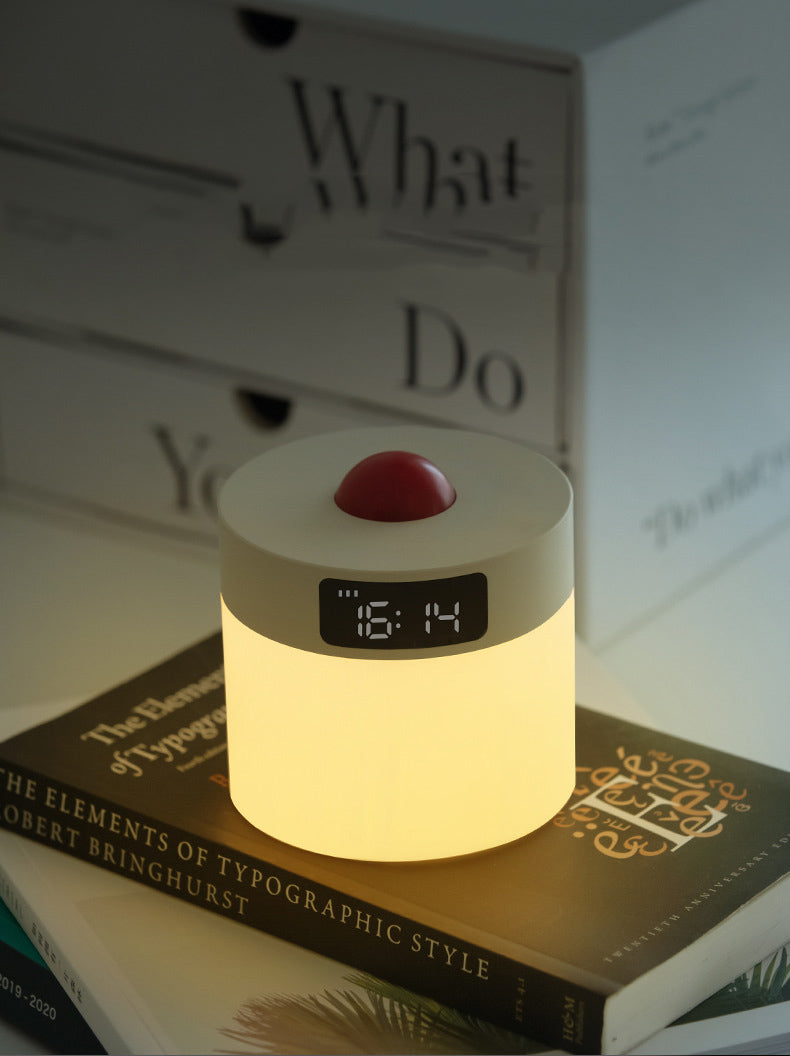 Modern Bedside Lamp with Clock - Night Lighting & Auto-Off Timer