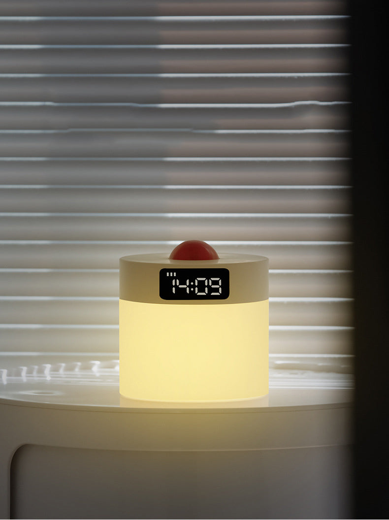 Modern Bedside Lamp with Clock - Night Lighting & Auto-Off Timer