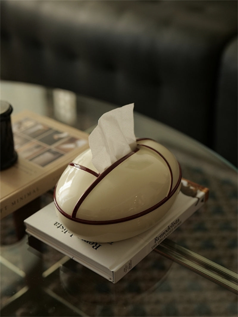 Modern Oval Tissue Box Cover, Stylish Home Decor Tissue Holder