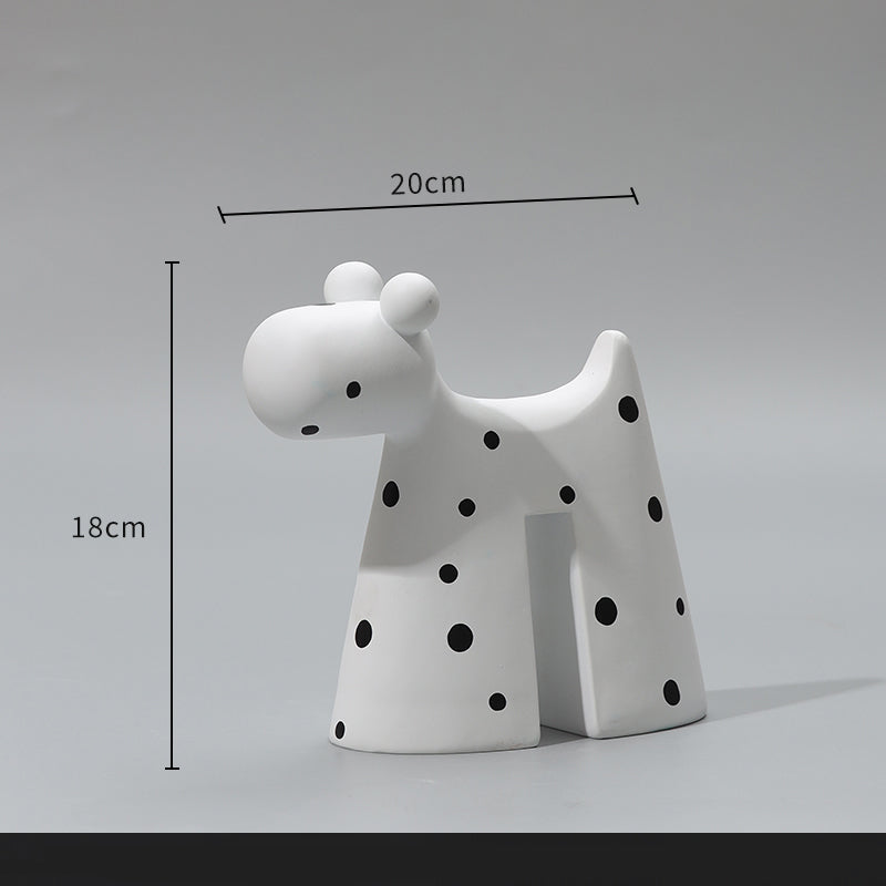 Modern Personalized Art Dog Sculpture Ornaments, Living Room Desk Decoration