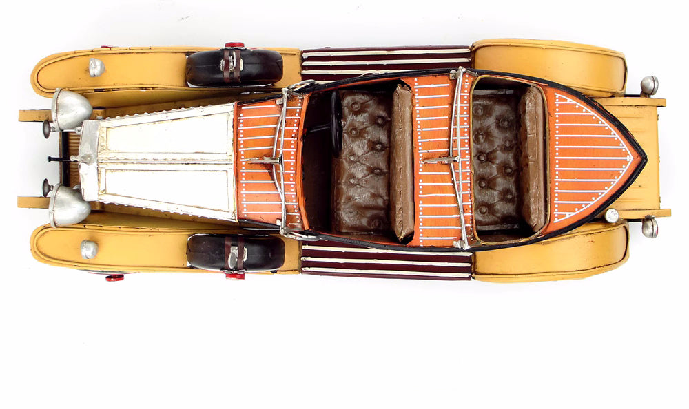 Nostalgic 1932 Rolls-Royce Phantom model, classic car iron ornaments, shooting props, unique gifts