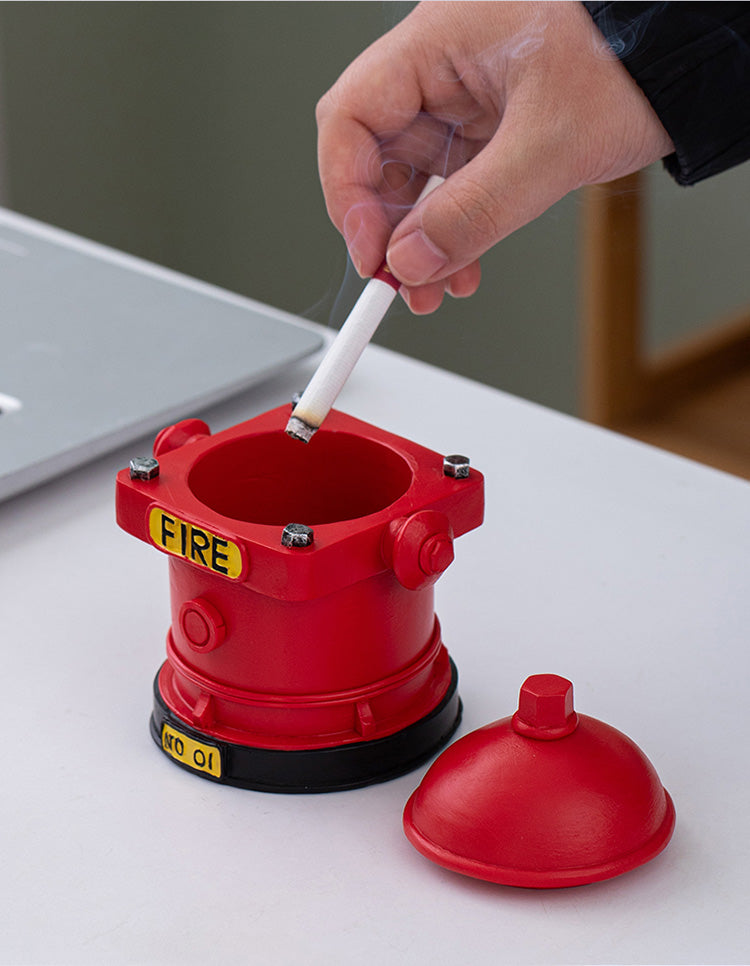 Novelty Fire Hydrant Shaped Ashtray: Creative Home Decor Organize