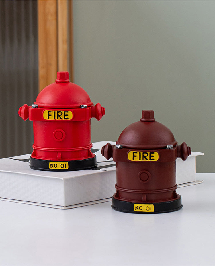 Novelty Fire Hydrant Shaped Ashtray: Creative Home Decor Organize