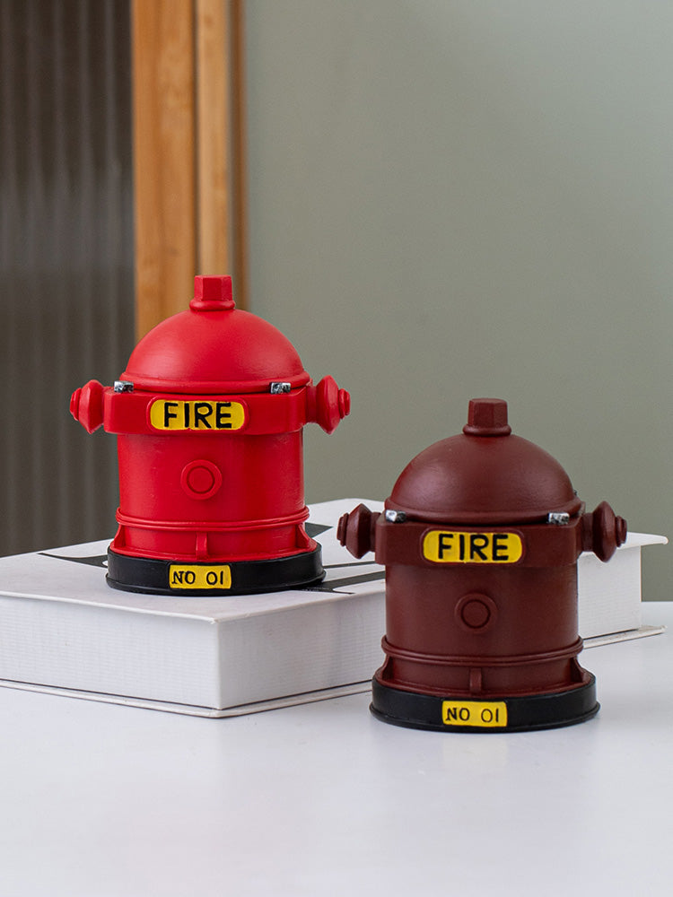 Novelty Fire Hydrant Shaped Ashtray: Creative Home Decor Organize