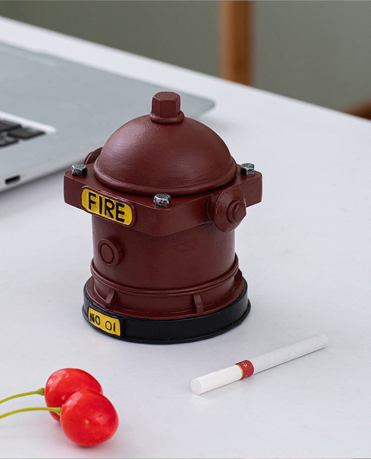 Novelty Fire Hydrant Shaped Ashtray: Creative Home Decor Organize
