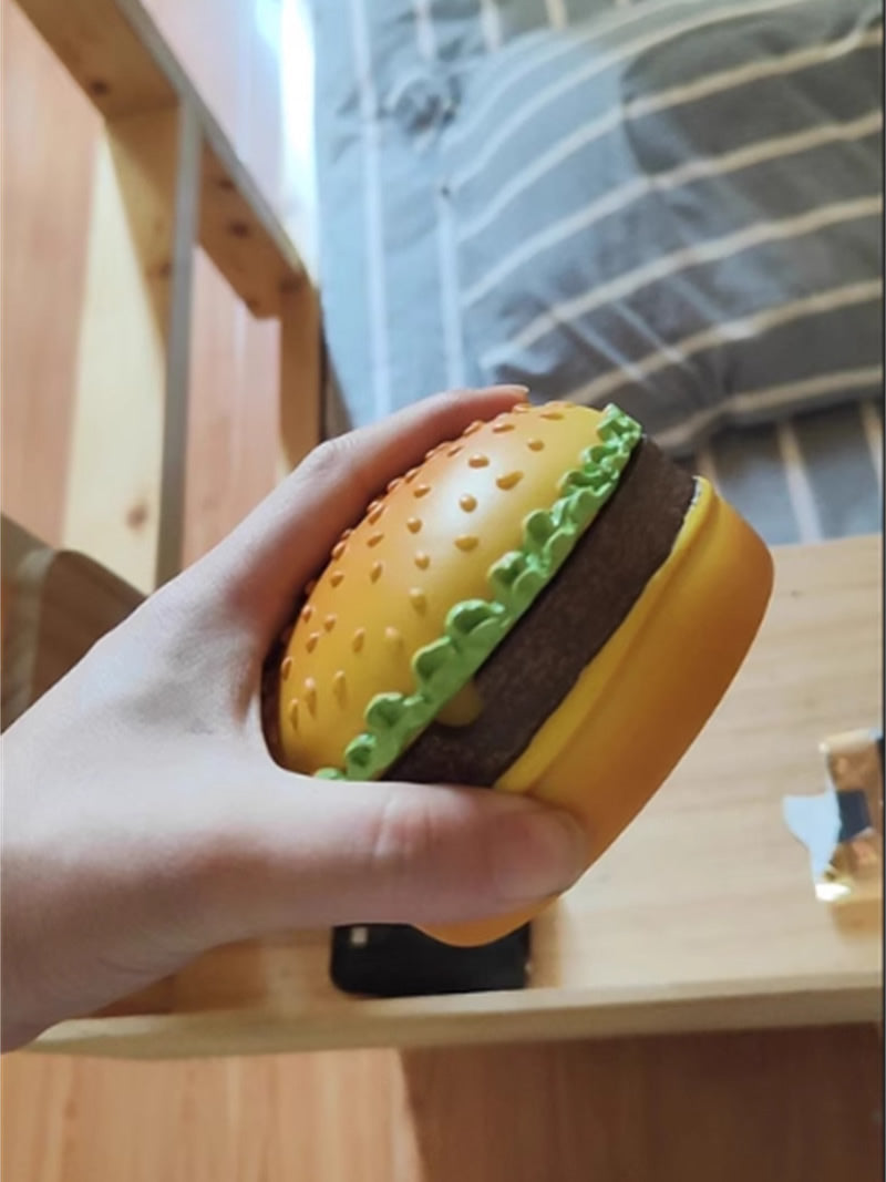 Novelty Hamburger - Shaped Ashtray, Fun Resin Cigarette Ash Holder