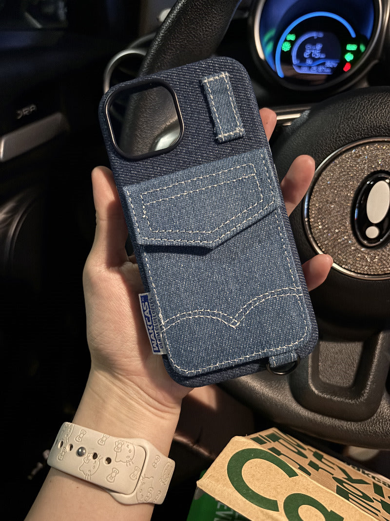 Personalized Fashion Jeans Pocket iPhone Case