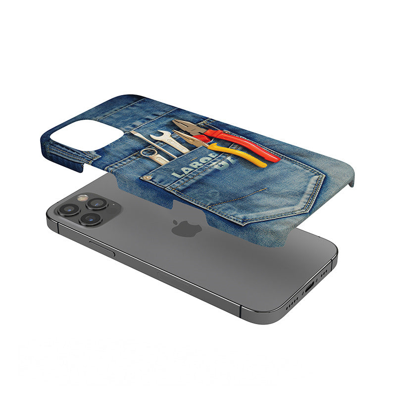 Personalized Jeans Shape Art Iphone Case