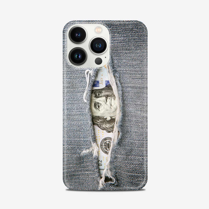Personalized Jeans Shape Art Iphone Case