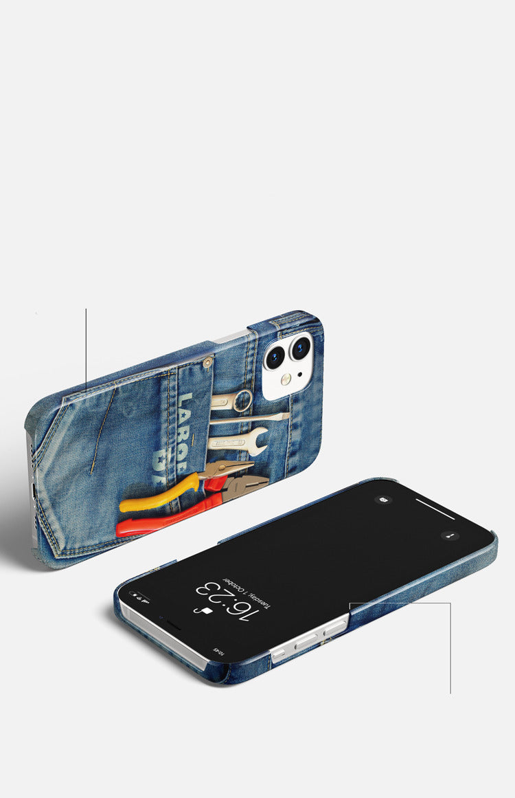 Personalized Jeans Shape Art Iphone Case