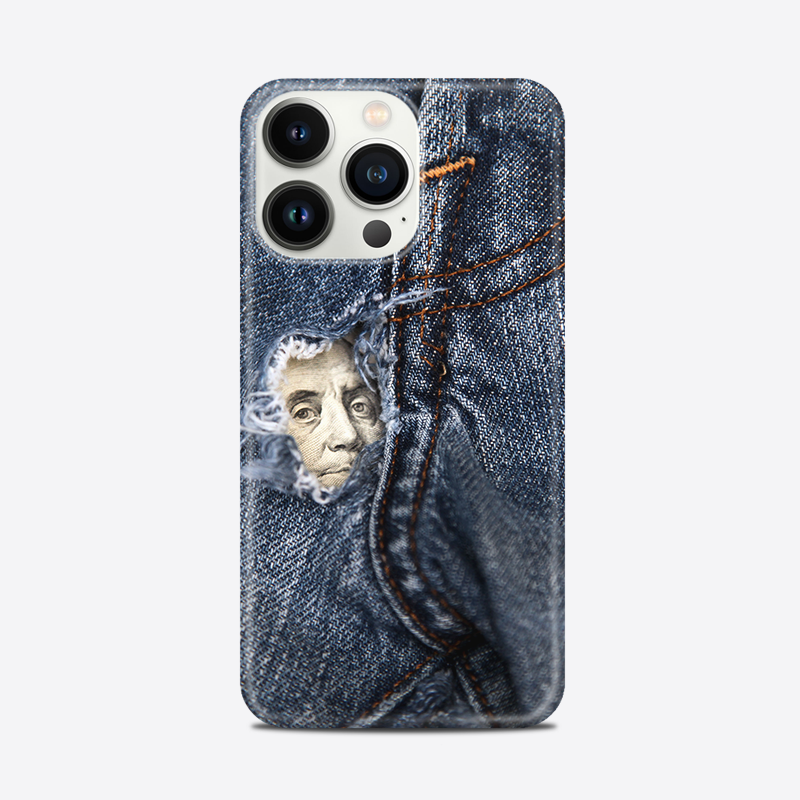 Personalized Jeans Shape Art Iphone Case