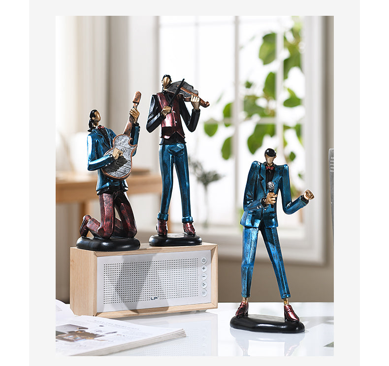 Punk Rock Band Art Sculpture - for Shelf & Desk Decor
