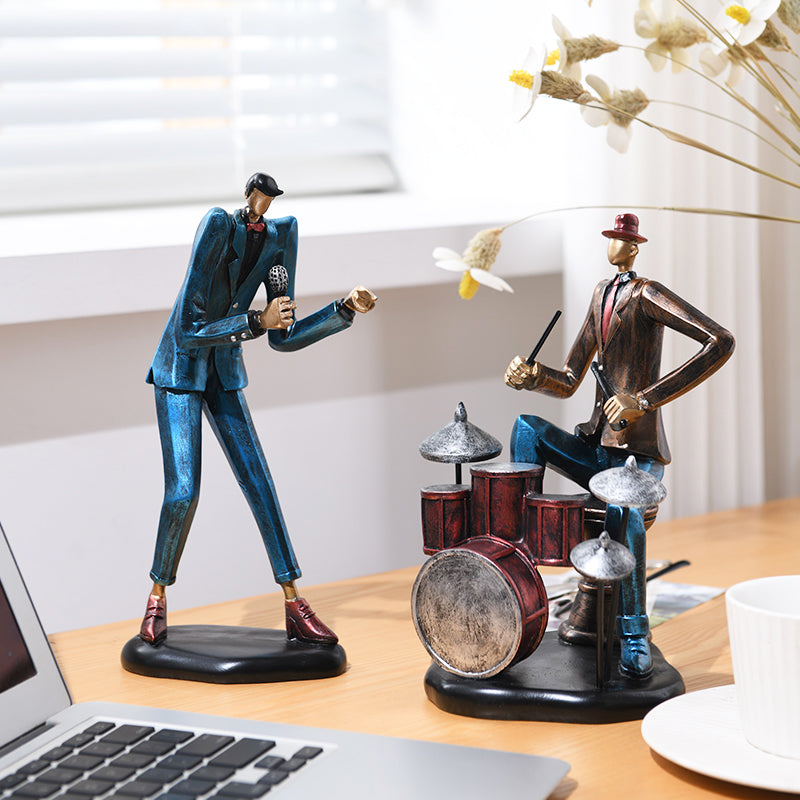 Punk Rock Band Art Sculpture - for Shelf & Desk Decor
