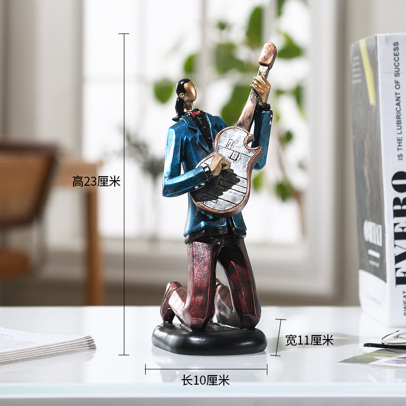 Punk Rock Band Art Sculpture - for Shelf & Desk Decor