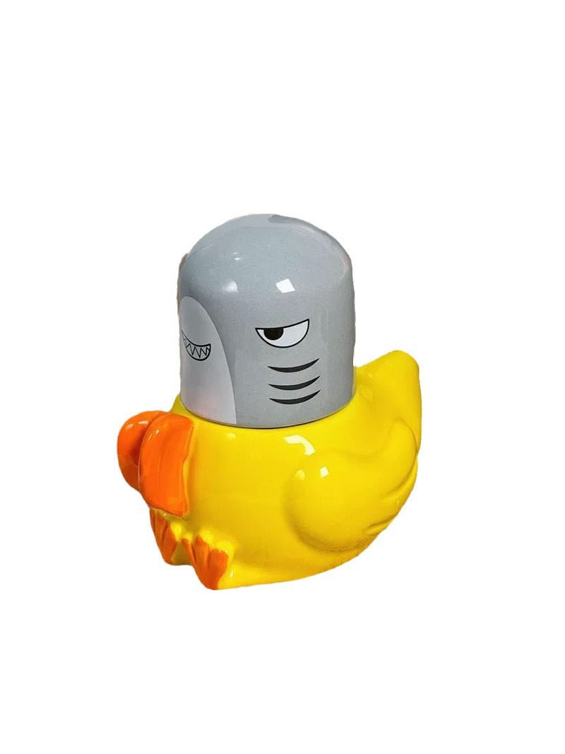 Super Ugly Mug, Funny Shark And Chicken Body Combination