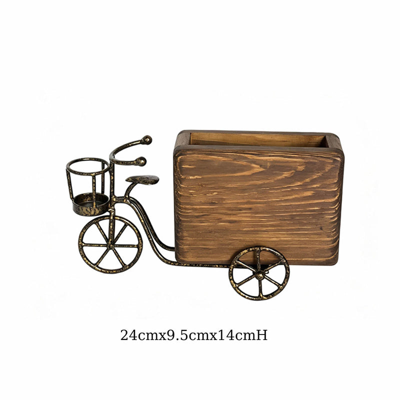 Vintage Bicycle Napkin Holder with Toothpick Holder, Table Napkin Dispenser for Kitchen Dining Table