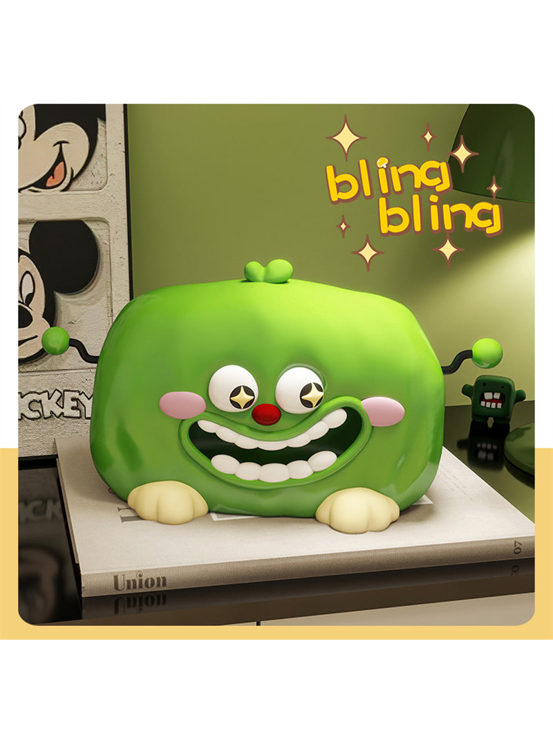 Whimsical Cartoon Monster Tissue Box - Playful Big Mouth Design,Cute Decoration