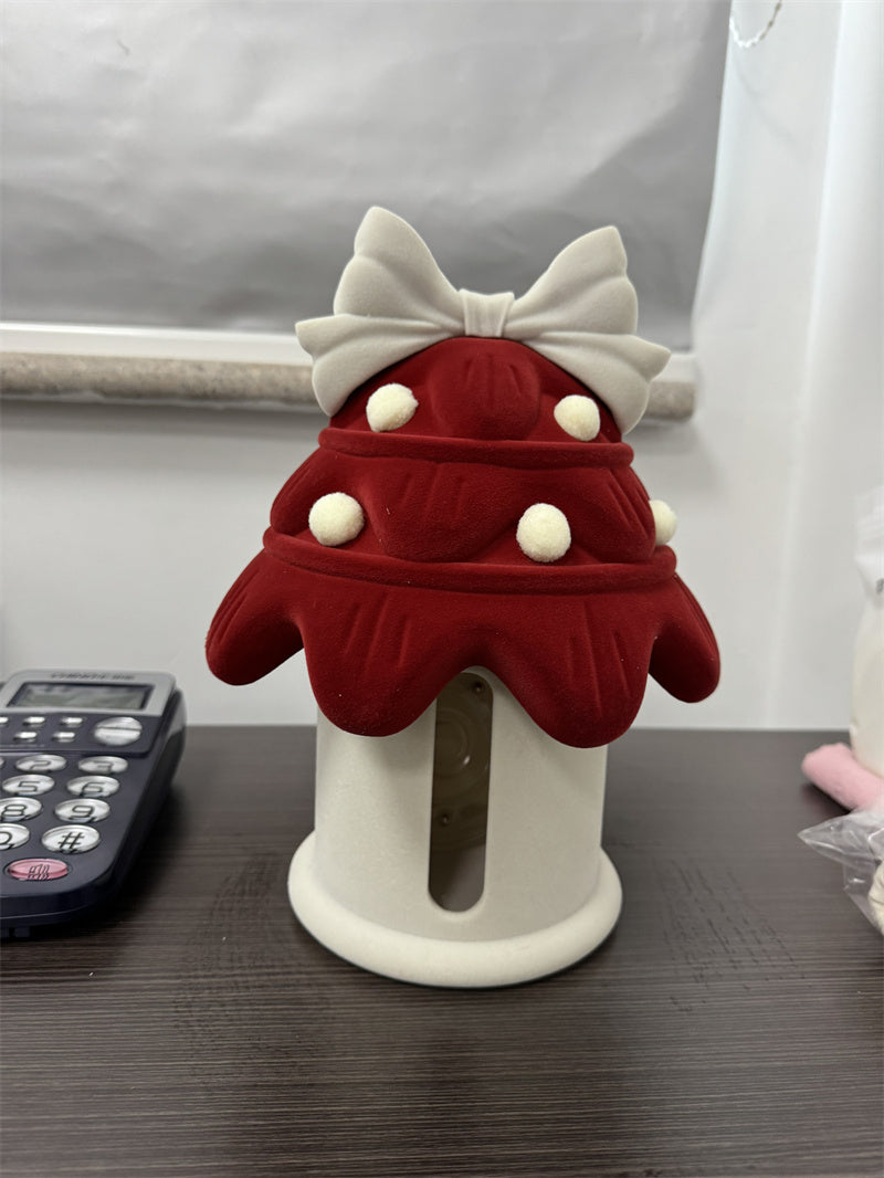 Whimsical Dress-Shaped Tissue Box - Chic Bow Design,Art Home Decor