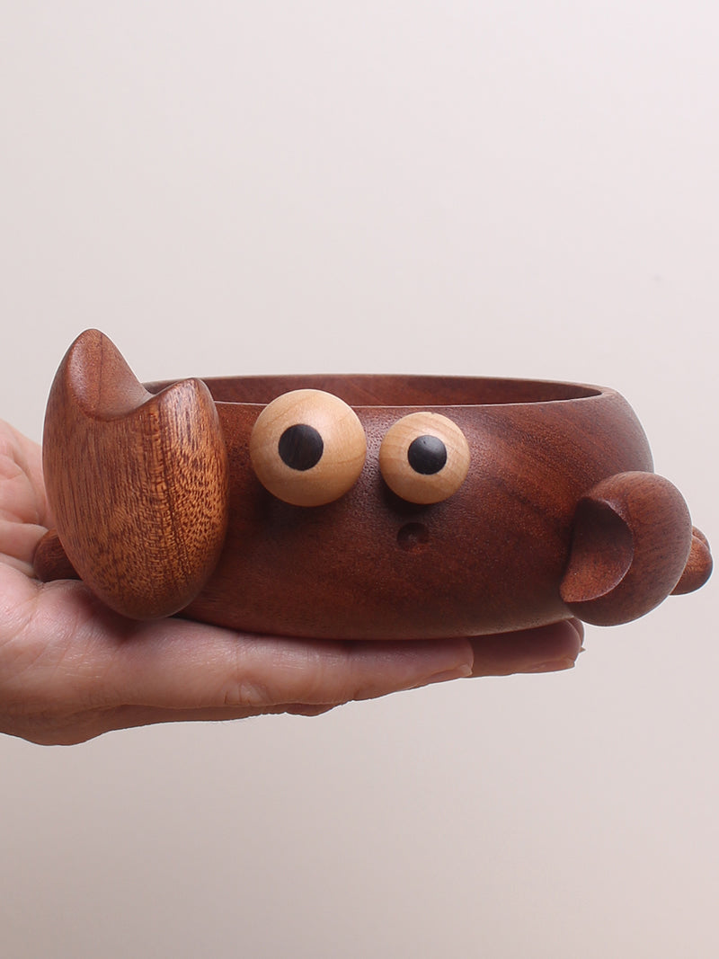 Wooden Crab Ashtray - Unique Desktop Decorative Ornaments