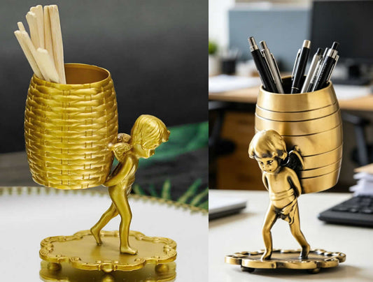 Vintage Brass Decor Pieces to Instantly Elevate Your Desk Organization Aesthetic