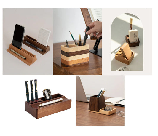 Wooden Desk Organizers: Stylish & Practical Christmas Gifts for Office & Study Lovers