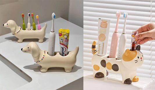 Recommend Three Animal Toothbrush Holders: Cute & Functional Bathroom Storage Solutions