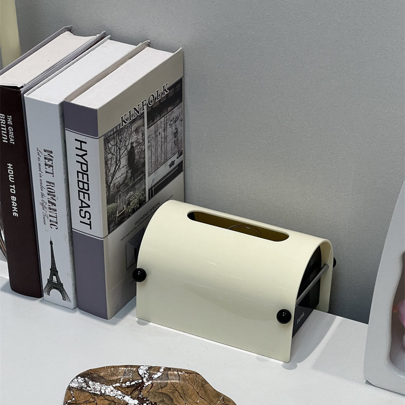 Minimalist Artistic Office Desk Decoration Tissue Box,Acrylic Material