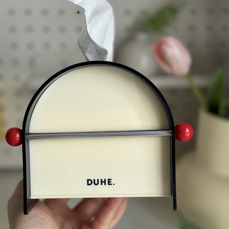 Minimalist Artistic Office Desk Decoration Tissue Box,Acrylic Material