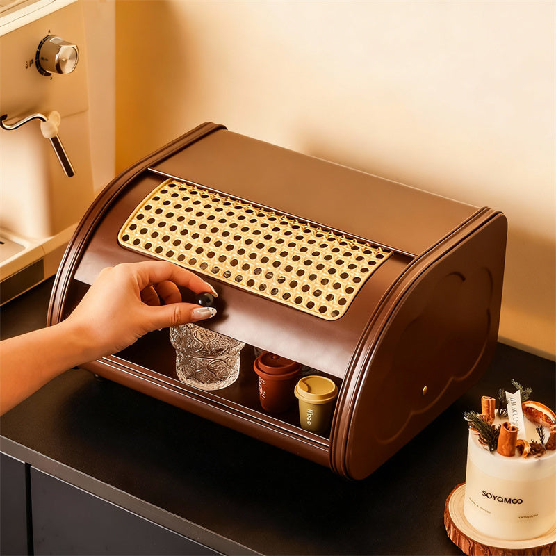 Retro Toaster-Shaped Storage Box,  Desktop Organizer for Small Sundries