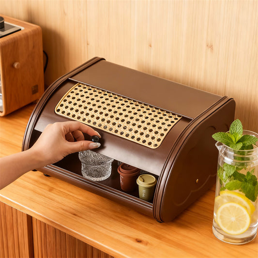 Retro Toaster-Shaped Storage Box,  Desktop Organizer for Small Sundries