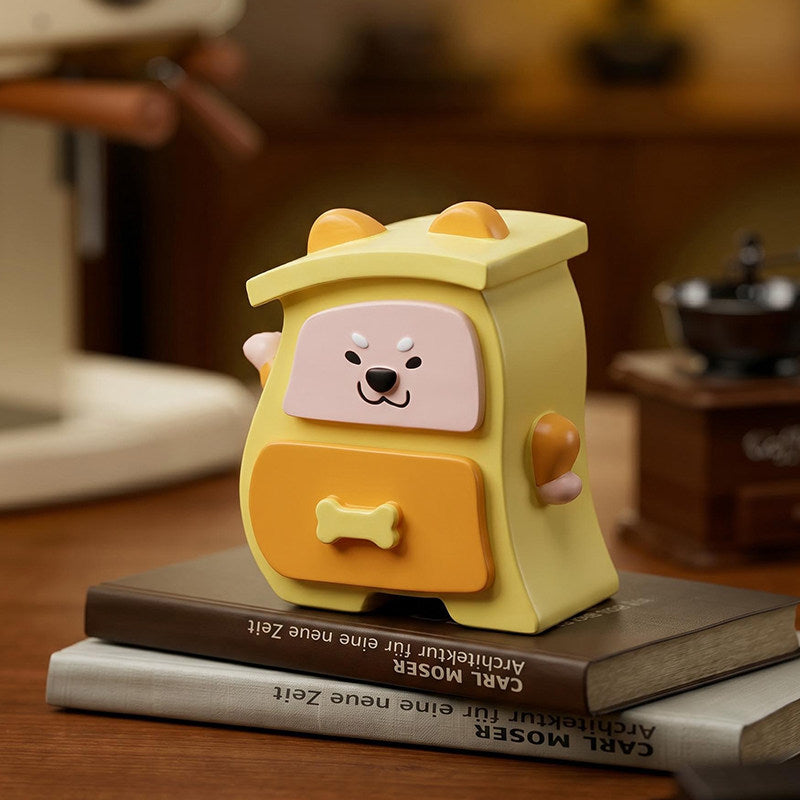 Adorable Kawaii Cartoon Character Jewelry Storage Box, Multi‑Compartment Trinket Organizer with Pull‑Out Drawers