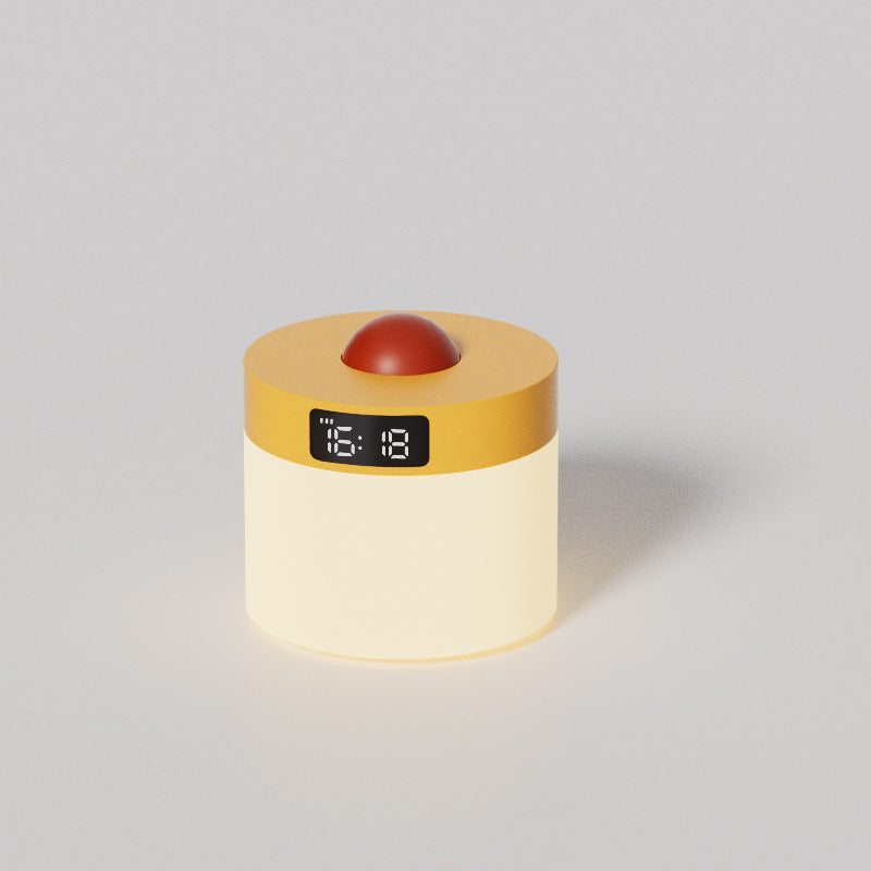 Modern Bedside Lamp with Clock - Night Lighting & Auto-Off Timer