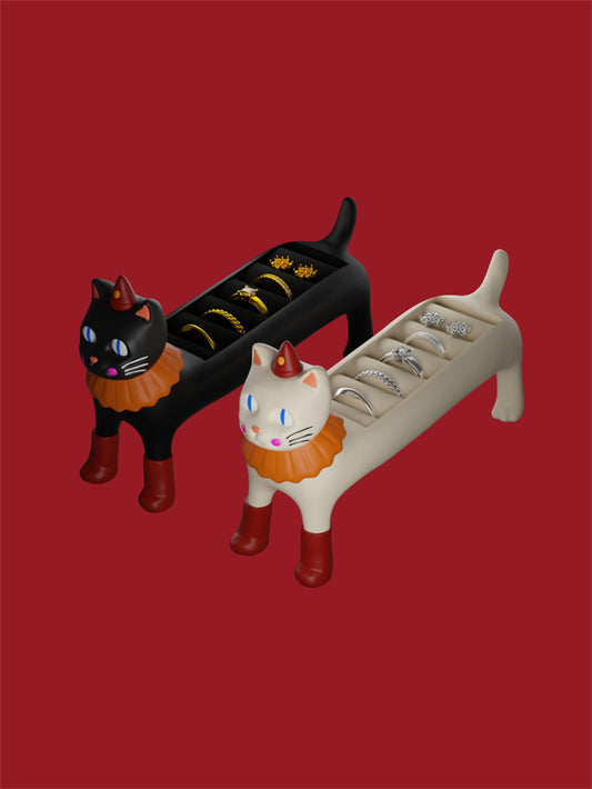 Adorable Cat Jewelry Holder,Ring Holder - Different Jewelry Organizer